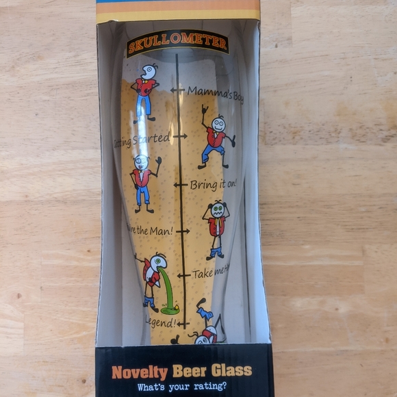 Oversized Novelty Beer Glass Novelty Boozometer Beer - Picture 10 of 10